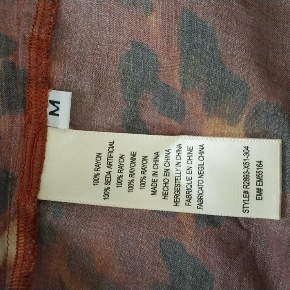 Cloth & Stone Classic Buttondown Blouse Sz M - Picture 5 of 5